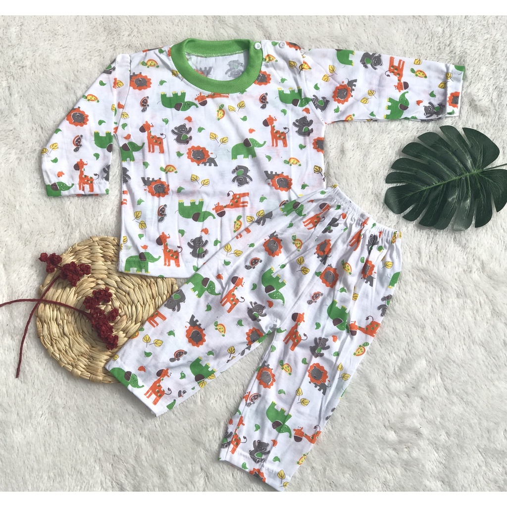 [STO.PJMGB] Setelan Baju Bayi Piyama Bayi Panjang Kaos Oblong  Umur 3 - 16 Bulan