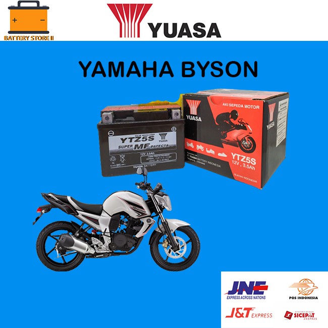 AKI MOTOR VIXION BYSON YUASA YTZ5S