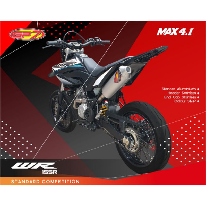 Knalpot GP7 Max 4.1 yamaha wr 155