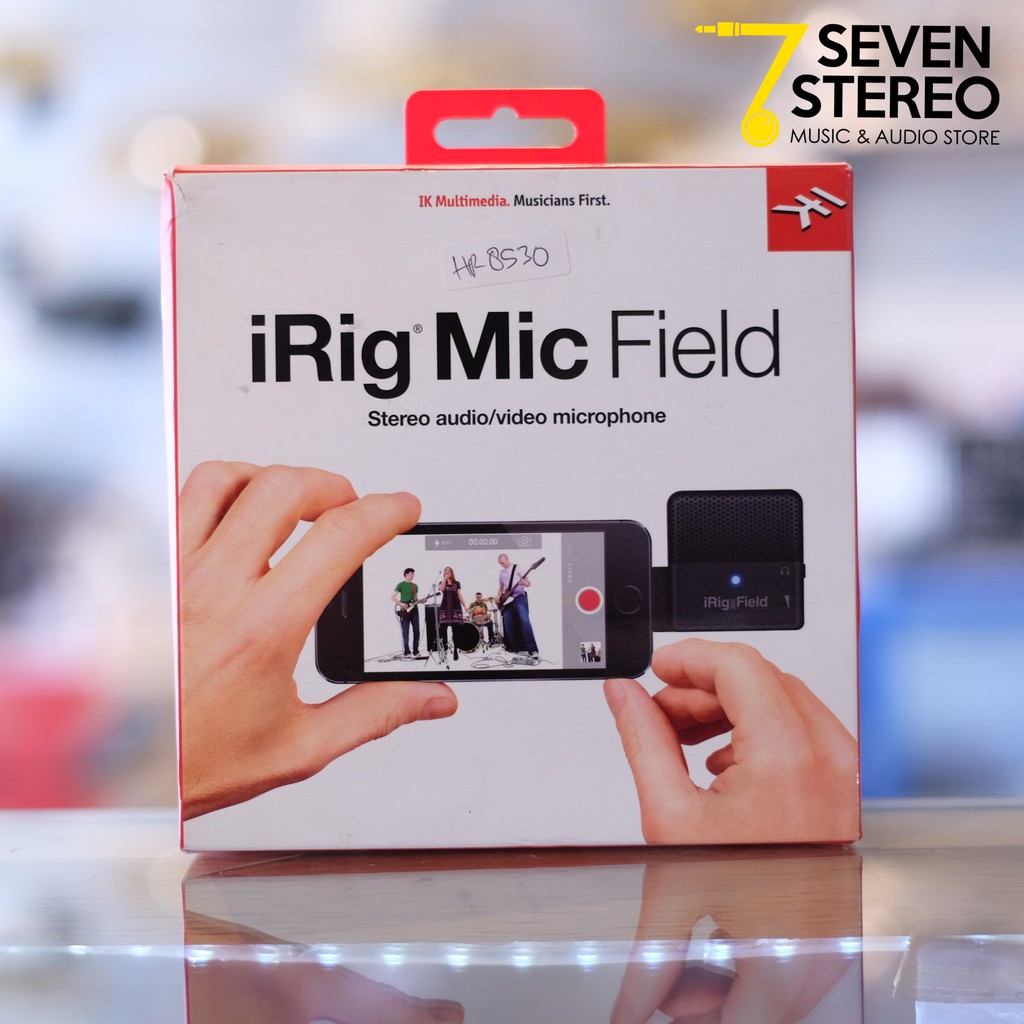 IK Multimedia iRig Mic Field Compact Audio - Video Recorder