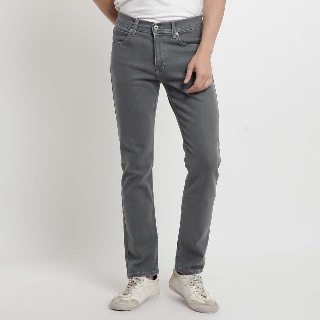  Edwin  Celana Jeans  Barca Light Grey Slim Fit Stretch 