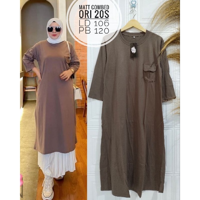 MIDI dress polos/ midi simpel /midi kekinian