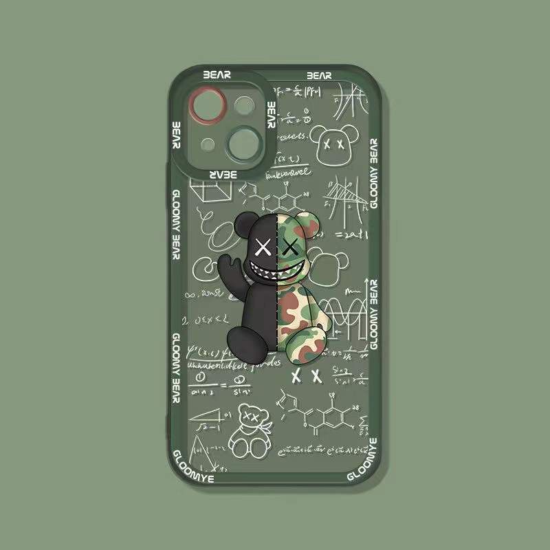 Soft Case Desain Power Bear Untuk IPhone 13 13pro 12promaxSE2 2020 / 11 Pro MAX / 6S / 7 / 8plus / XR