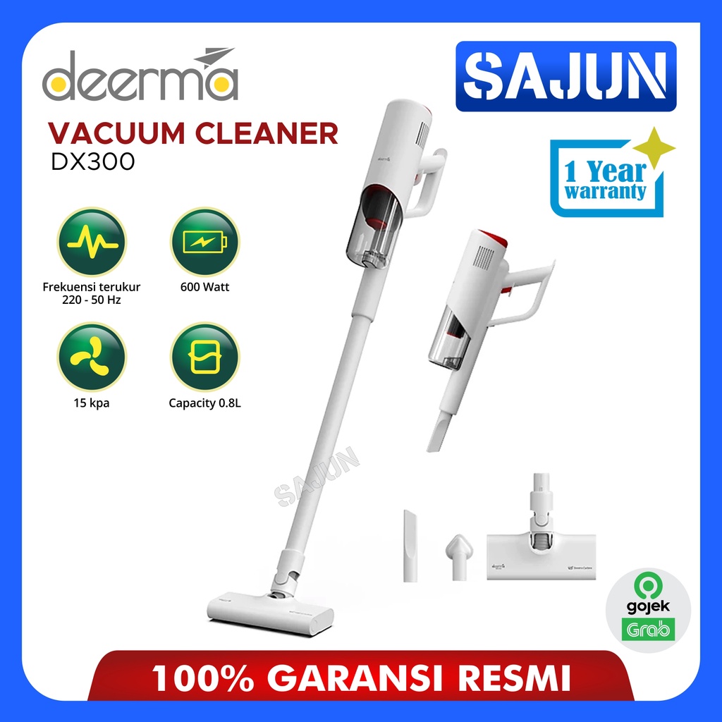Deerma DX300 Handheld Vacuum Cleaner 15 KPAPenyedot Debu