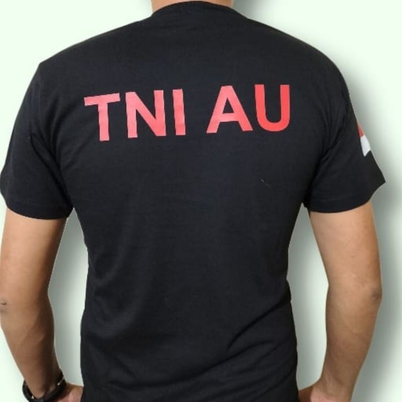 KAOS TNI PASKHAS//KAOS TNI-AU//KAOS LENGAN PENDEK COMBED 30S