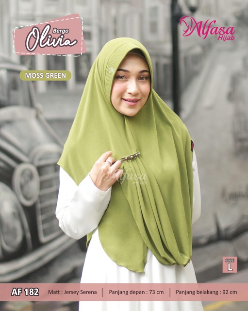 Bergo Olivia by Alfasa Hijab AF 182