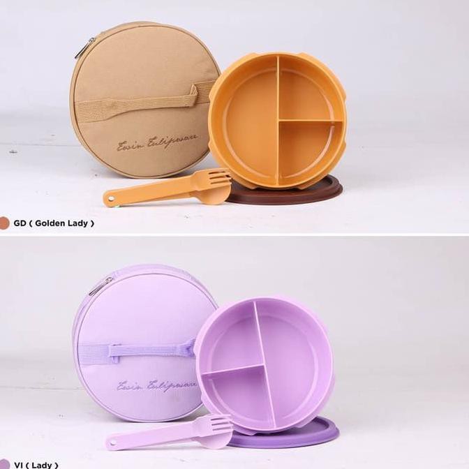 Tas Makan Tupperware - Tempat Makan - Kotak Makan - Multi Round Set