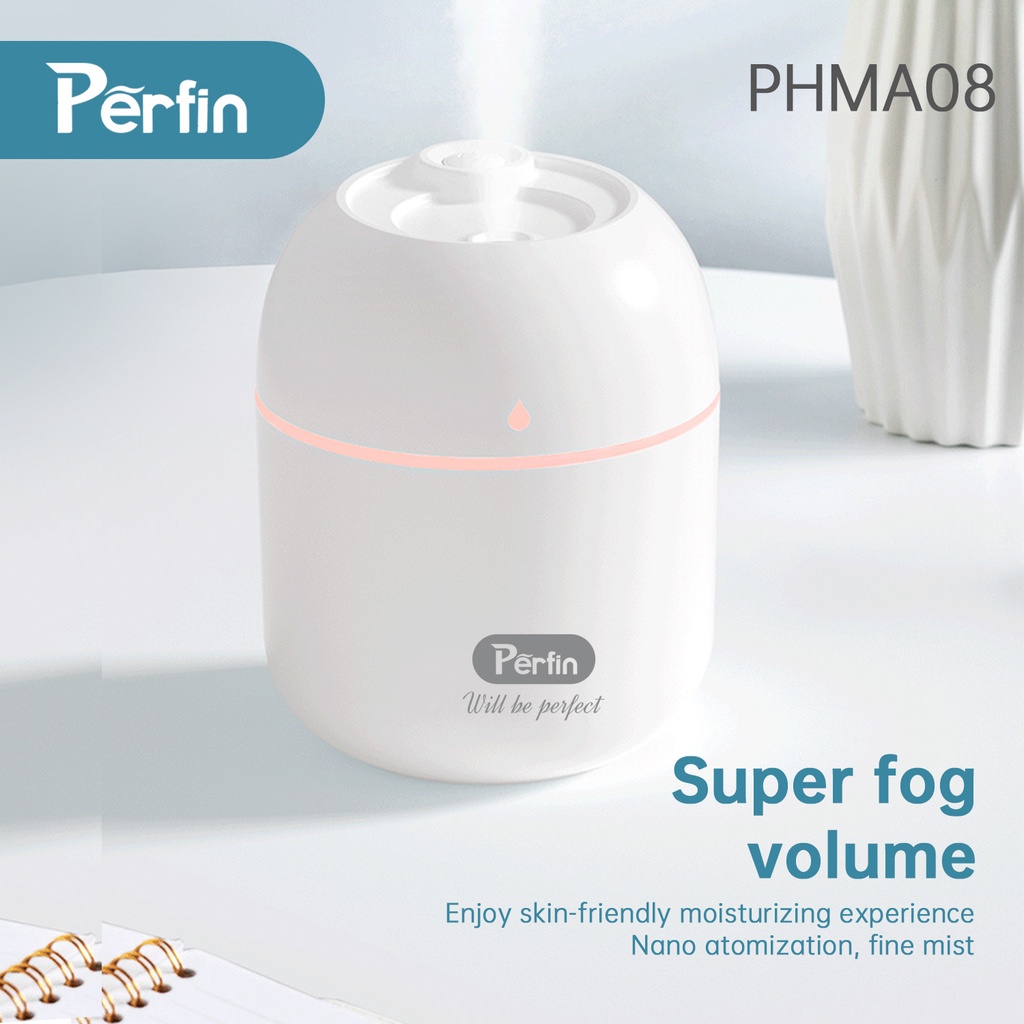 Perfin PHMA08 Humidifer Diffuser 220ML Mini - Putih-1
