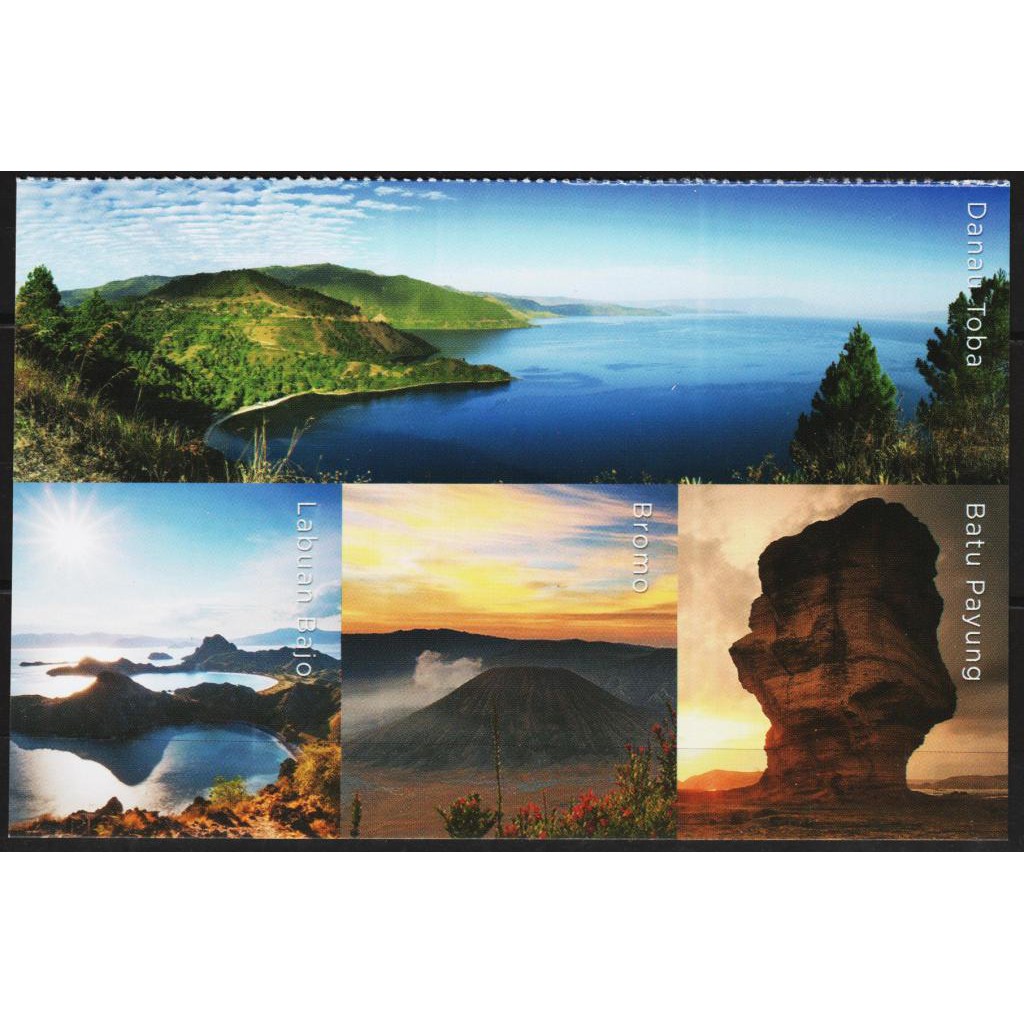 

Perangko Filateli A3-97 Indonesia Post Card Tourismn