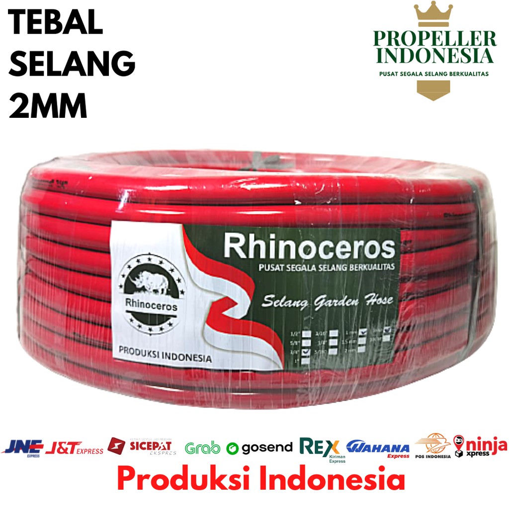 Selang Air Dop 1/2 2MM PERMETER Selang Air Taman Selang Air Cuci Motor