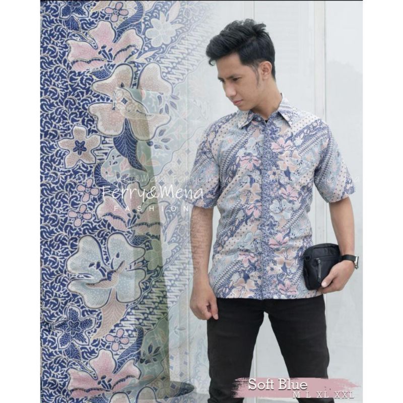 KEMEJA BATIK MODERN/KEMEJA BATIK PRIA/KEMEJA BATIK ACARA/KEMEJA BATIK LENGAN PENDEK/KEMEJA BATIK TERLARIS