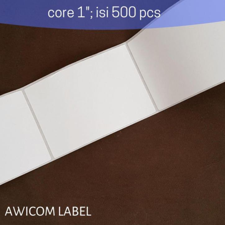 

SZF Label Barcode Direct Thermal 80x120 80 x 120 core 1" isi 500 pcs DZK2I