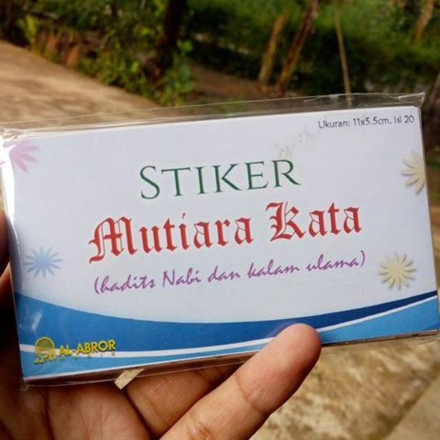 Stiker Sticker Mutiara Kata Hadits Sunnah Nasihat Motivasi Kalam