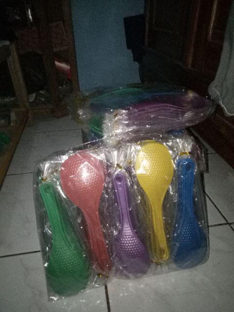 Isi 50 Pc Souvenir Pernikahan Centong/sovenir Centong Nasi/magicom/mejikom/tanaka/anti Lengket + Kut