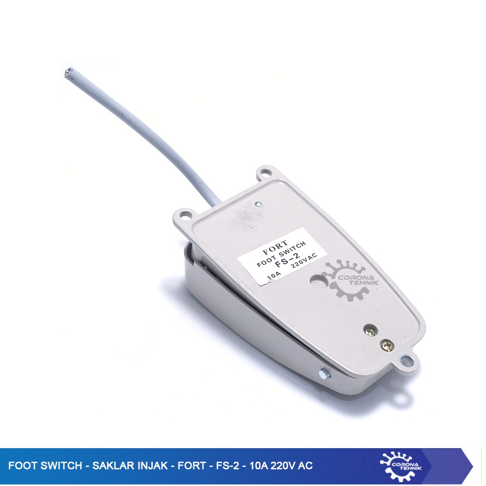 FORT - Foot Switch - Saklar Injak  - FS-2 - 10A 220V AC