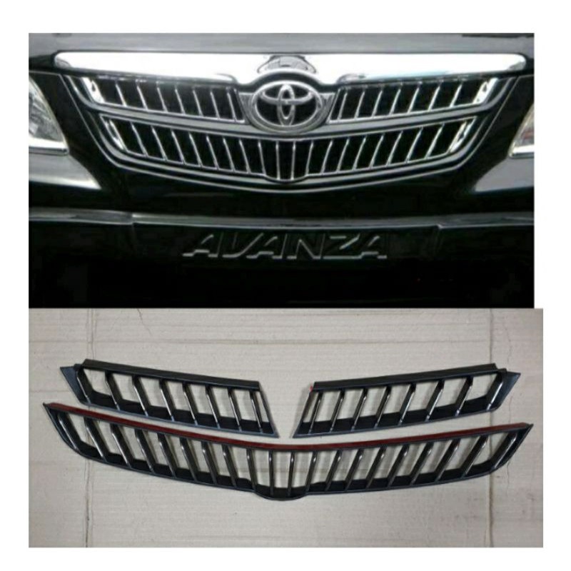 list grill model camry hitam Avanza/Xenia lama 2005-2011