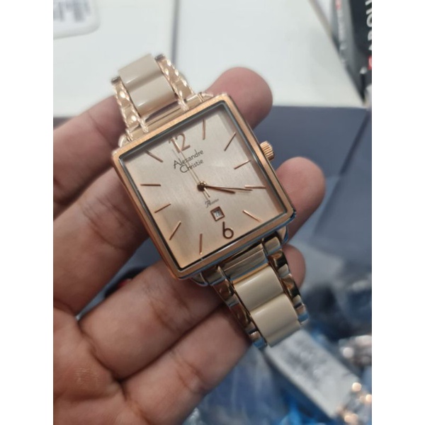 jam tangan Alexandre Christie ac2917 olive rose 2917 original