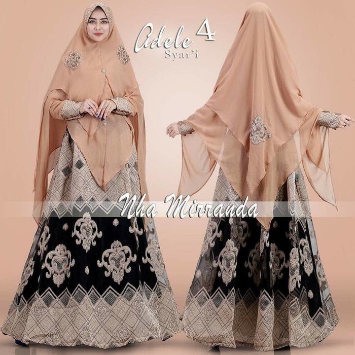 Gamis Mewah Organdi Reinassance Premium Butik