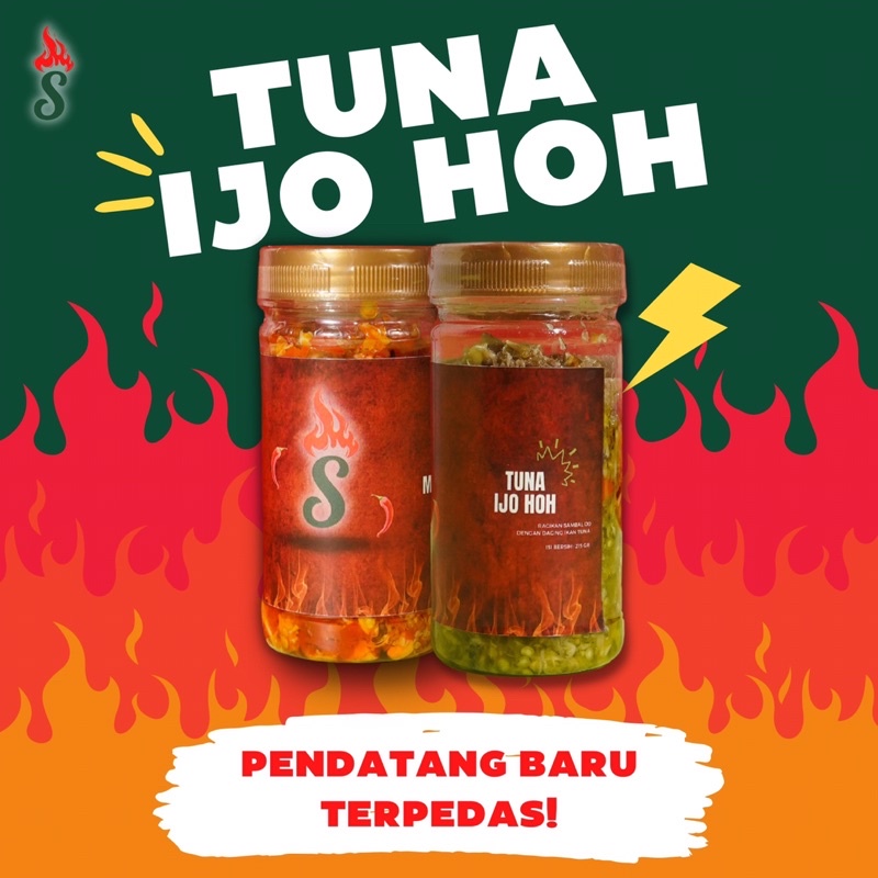 

Sambal Ijo Tuna - Sambal Rakyat - Tuna Ijo Hoh 215gr / Sambal kemasan / Sambal enak