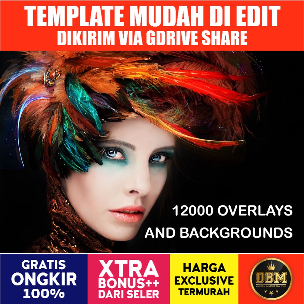 12000 Overlays And Design Elements 18GB - The Bing Bang Pack