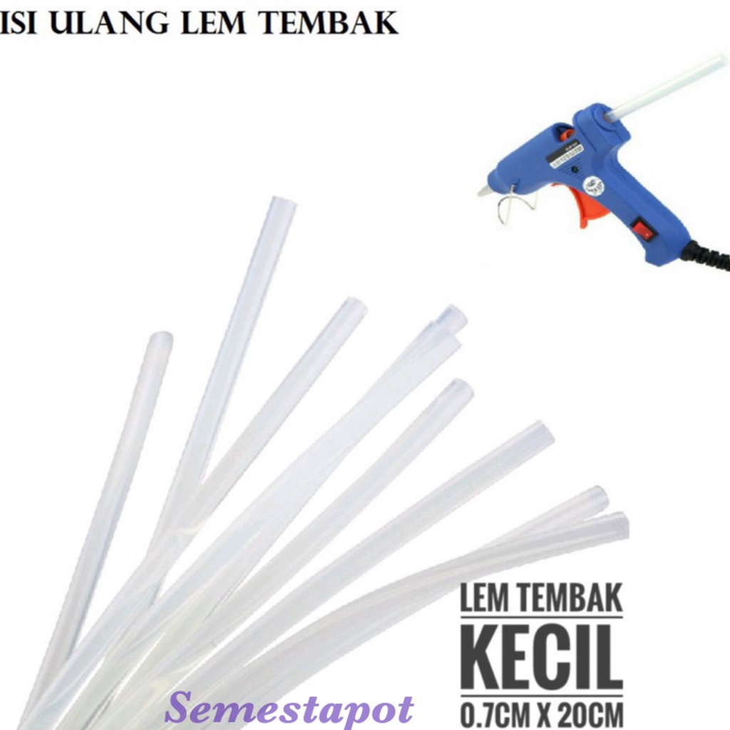 

Isi Ulang Lem Tembak 0.7x20 cm Melt Glue Stick Lem Bakar