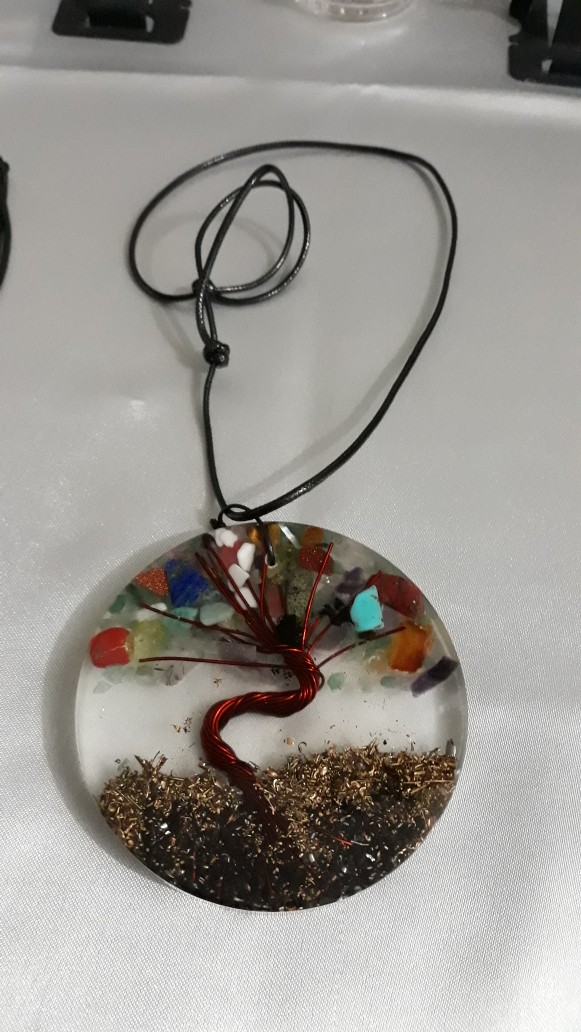 Kalung Kesehatan Orgonite Orgonit Orgone Tree Of Life Pendant Cocok Juga Gantungan Mobil