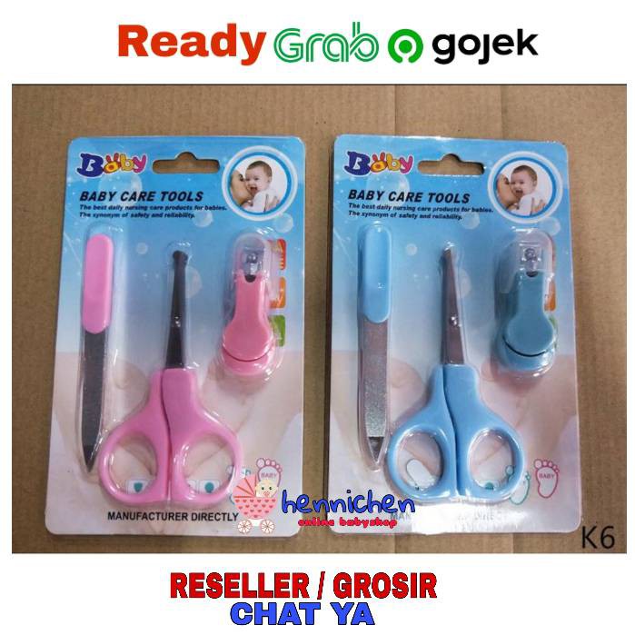 Manicure Set Baby Perlengkapan Alat Gunting kuku bayi Newborn set