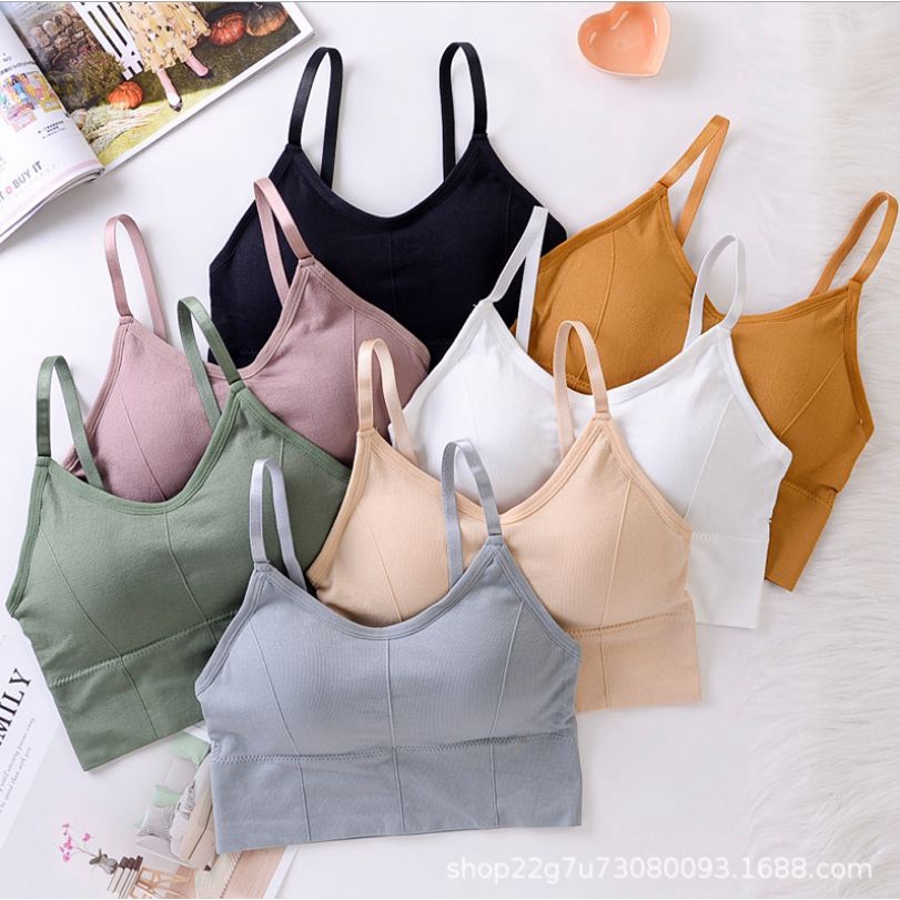 Celyne Bra Wanita Model One-Piece Bra Bralette Push Up dengan Bahan Tipis dan Bergaya Korea 1038