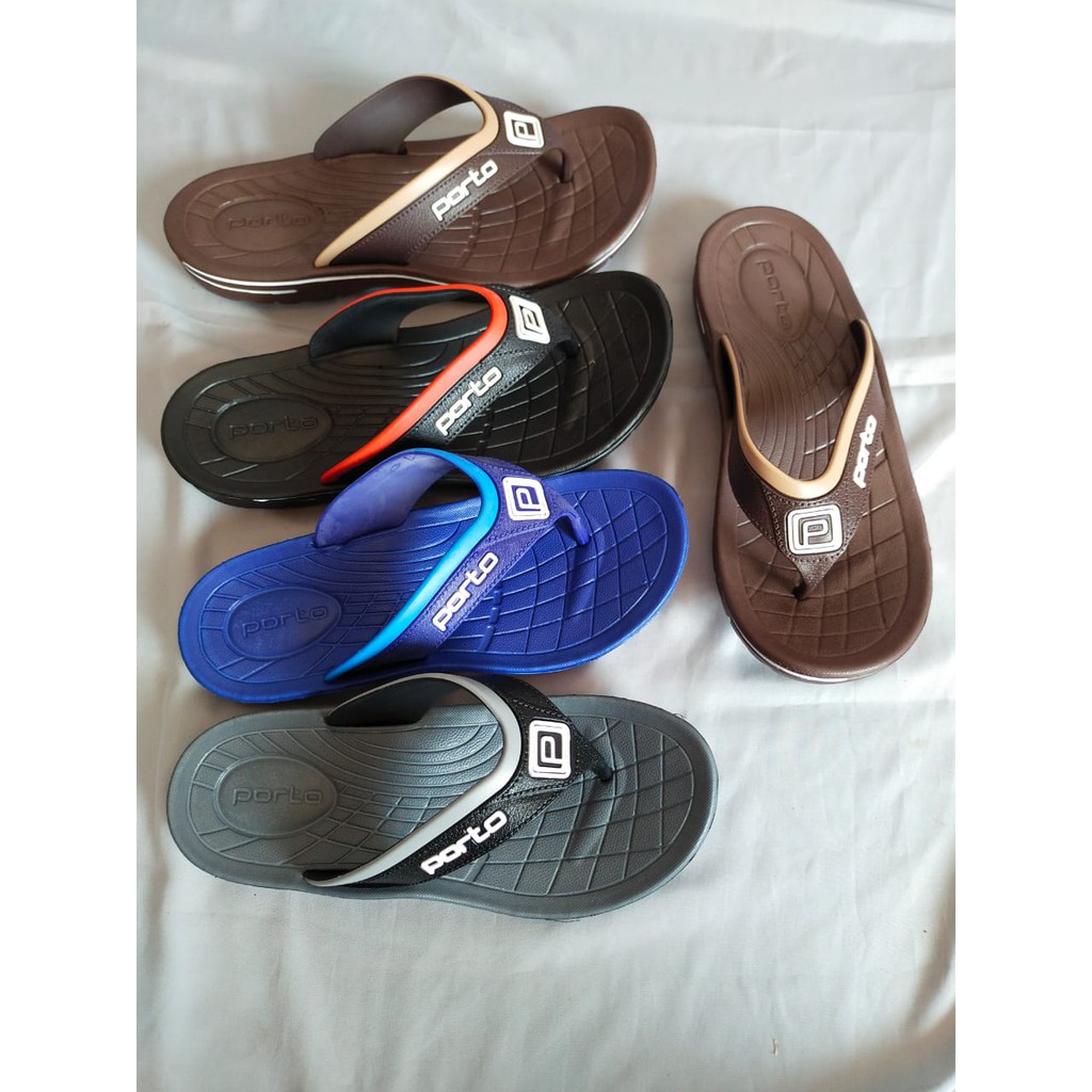 Sandal Karet PORTO Mewah Termurah Terlaris Sandal Lebaran Pria Anak Dan Dewasa