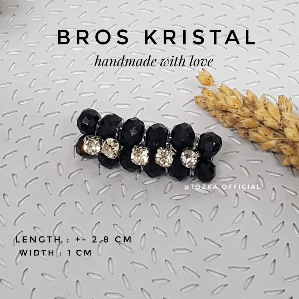 Bros kristal I Bros dagu I Aksesoris hijab