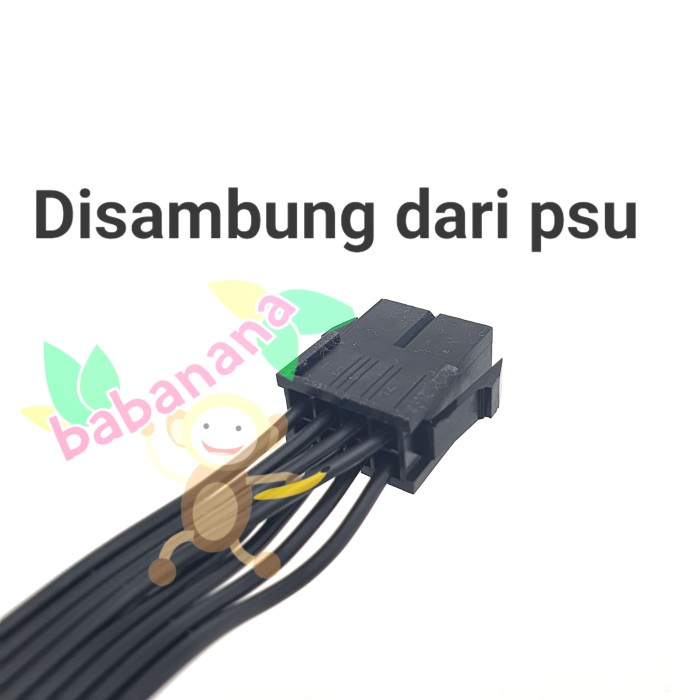 Kabel extension 8 pin to 4+4 motherboard mobo cable perpanjangan cpu