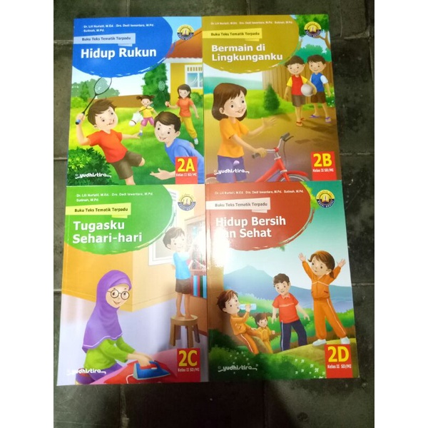 Buku tematik sd Yudhistira kelas 2 A,B,C,D