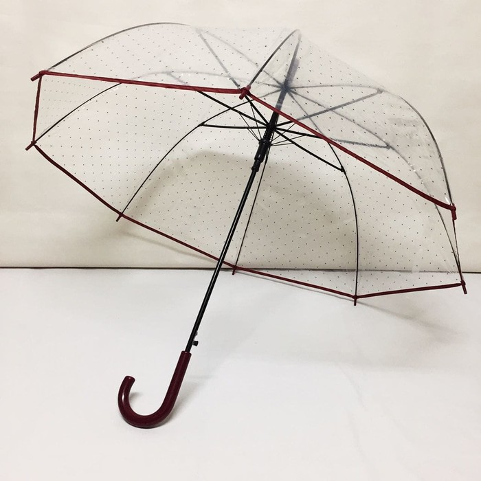 LART -  Payung tongkat transparan mangkok bintang - 585