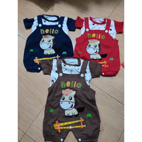 Baju jumper bayi model bengkel 3 - 9 bulan