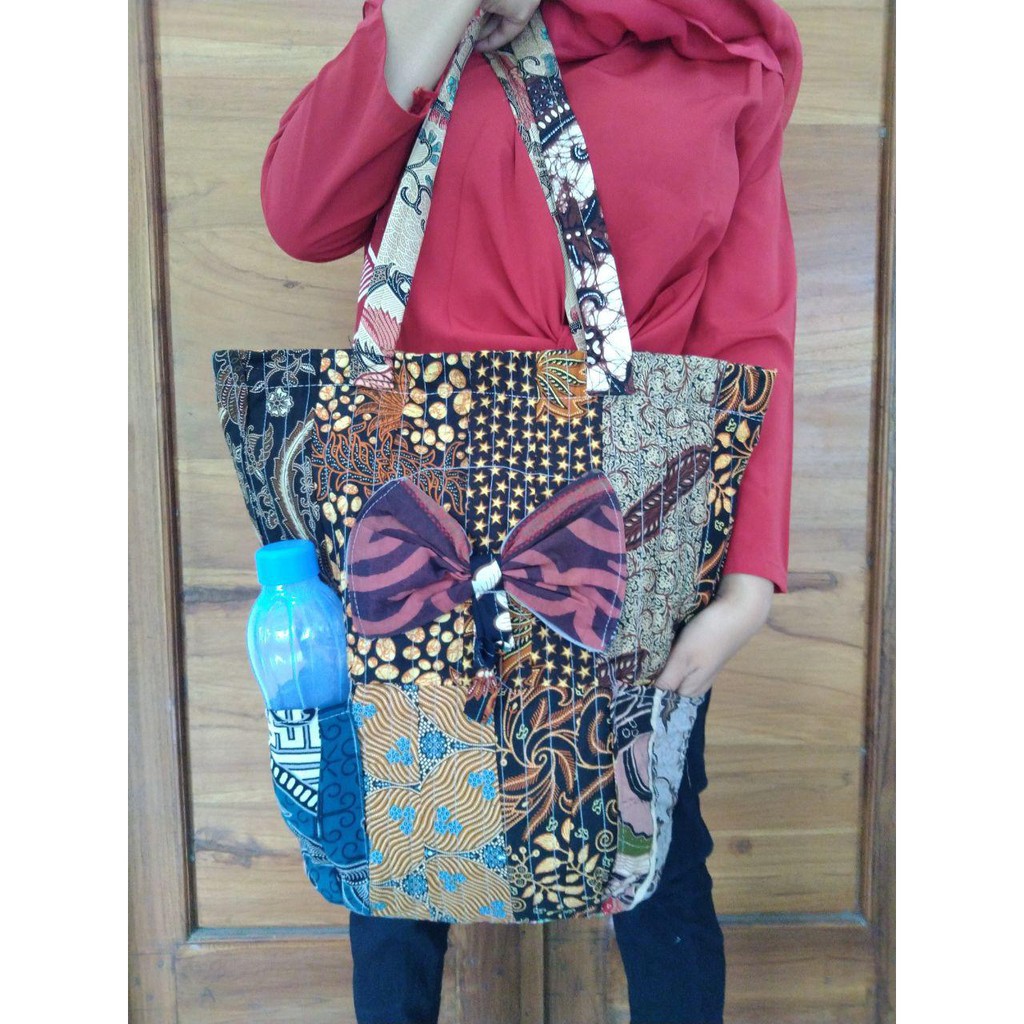 TAS PITA EMBER NADIRA-BATIK MURAH-BATIK WANITA-KAIN PERCA-DARI KAIN PERCA-KAIN PERCA MURAH