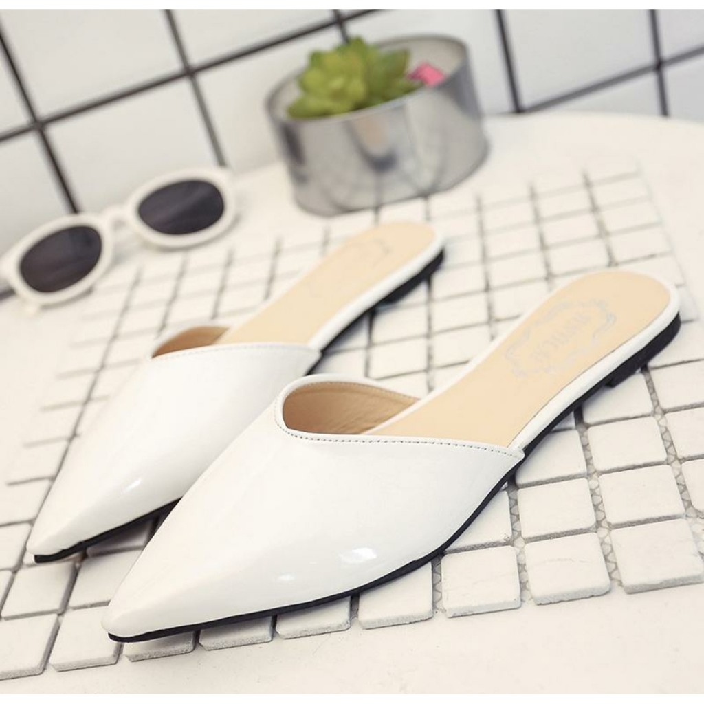 FLATSHOES WANITA GLOSY AU 04
