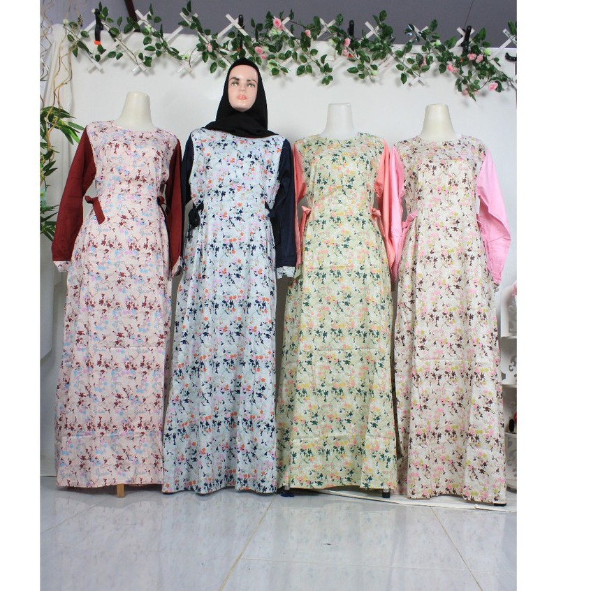 Gamis KATUN JEPANG SHIMA tokai adem katjep kajep baju busana wanita muslim