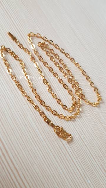 Kalung nuri emas Xuping Yaxiya / kalung nuri lapis emas import
