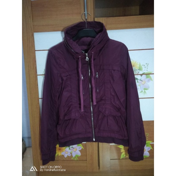 Jaket Parasut Motoran Varsity HangTen