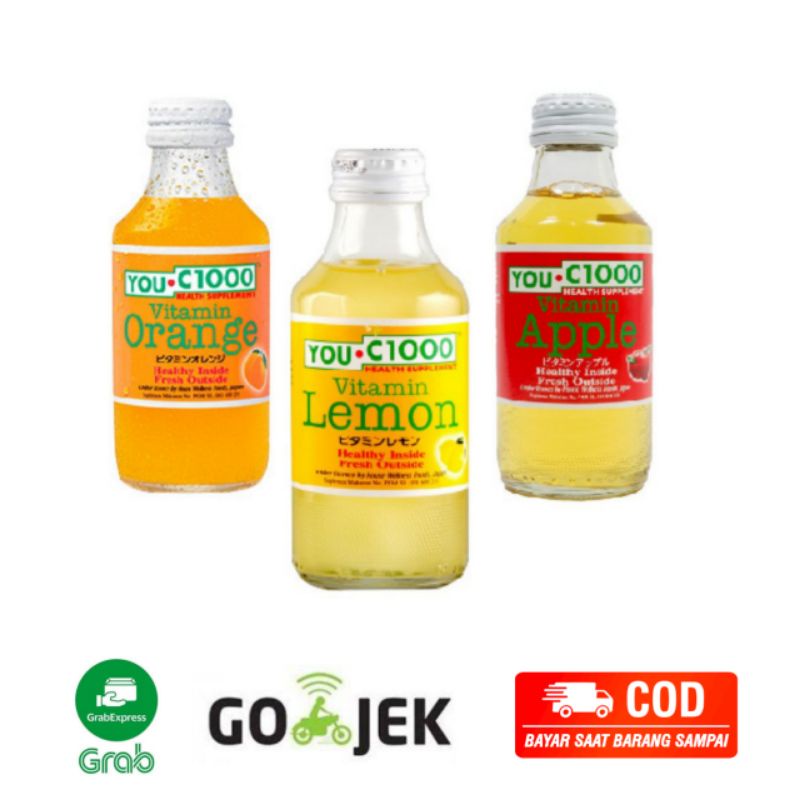 

You C1000 Orange & Lemon Kemasan Botol Kaca 140 Ml - Wiranilo Padang