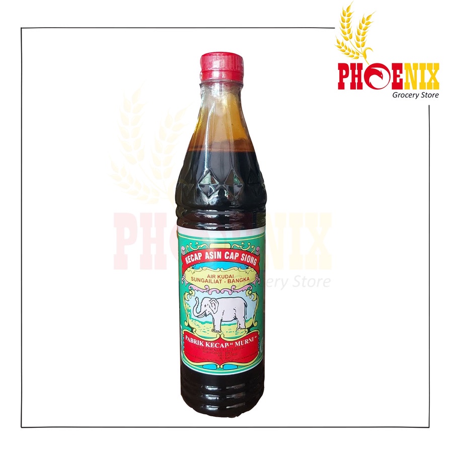 

Kecap Asin Gajah cap siong 620ml