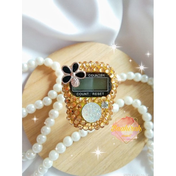 Tasbih digital swarovski Medinaa Cincin/Gelang/Custom nama