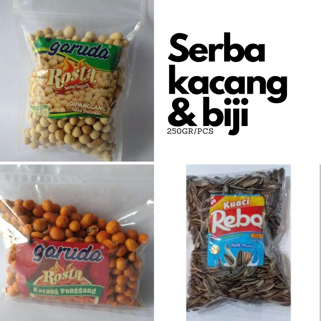 

Cemilian Kiloan Original Kacang dan Kuaci