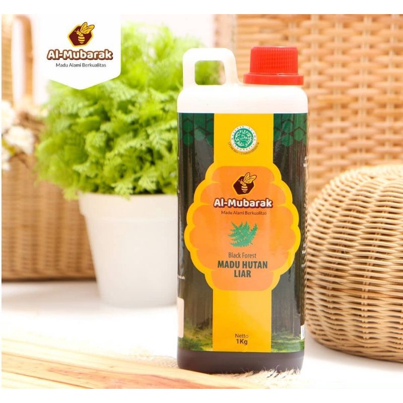 

(Madu Alami Berkulitas) Al Mubarak Madu Black Forest ( MADU HUTAN LIAR SUPER ) 1kg