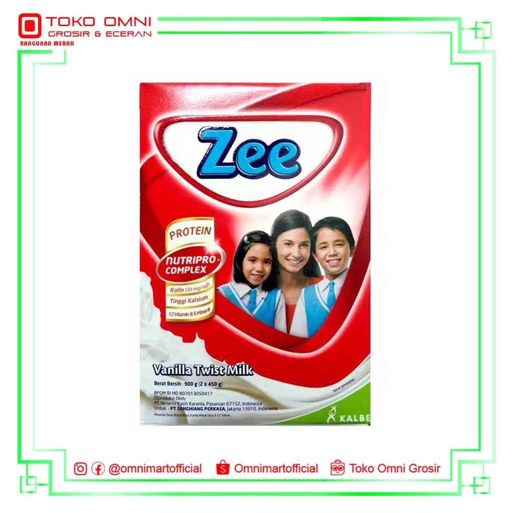 

ZEE REG VANILA TWIST 900g