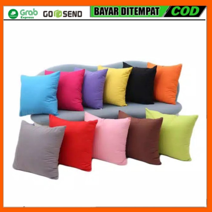 [Original] SARUNG BANTAL SOFA POLOS COVER SARUNG BANTAL CUS