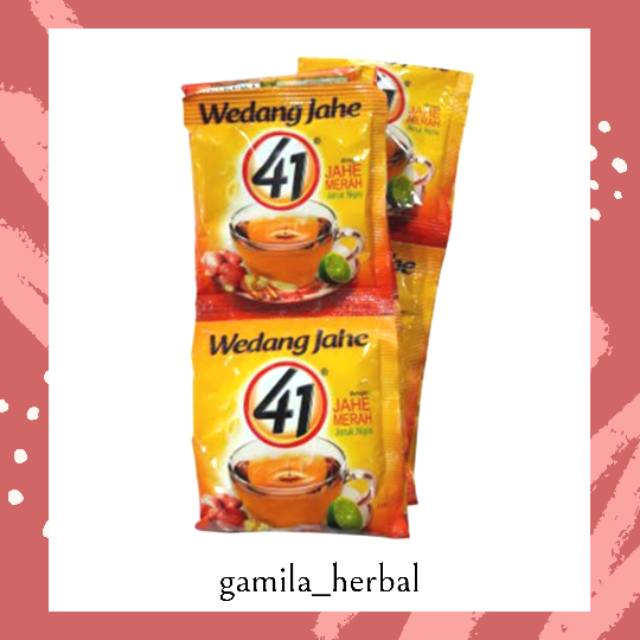 

WEDANG JAHE 41 JAHE INSTAN