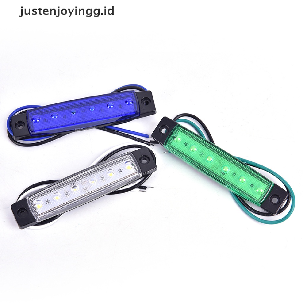 1 Pc Lampu Indikator 6 Led 12V Untuk Samping Trailer