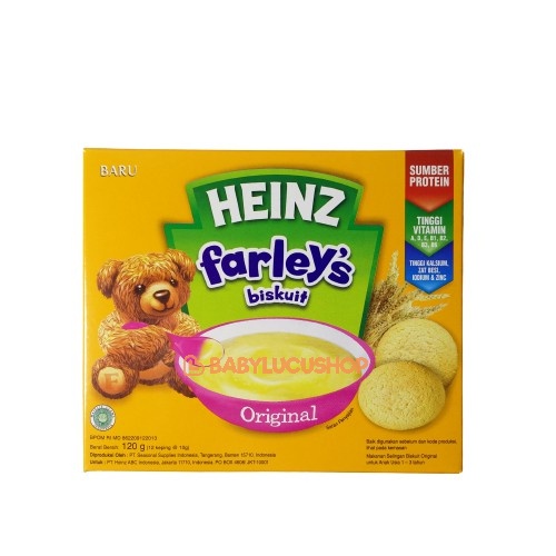 Heinz Farley's Biskuit Bayi 120gr | Heinz Farley Biskuit Farley Snack Bayi 120 gr Cemilan Bayi Camilan Anak