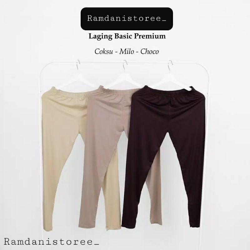 Legging Basic Rayon Premium, Legging Bahan Rayon Super Premium, Legging adem, Legging Dewasa, Legging